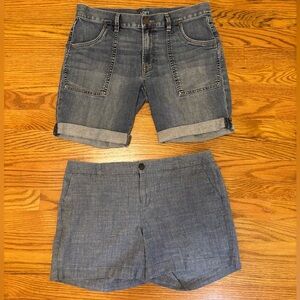 LOFT Women's Blue Jean Shorts